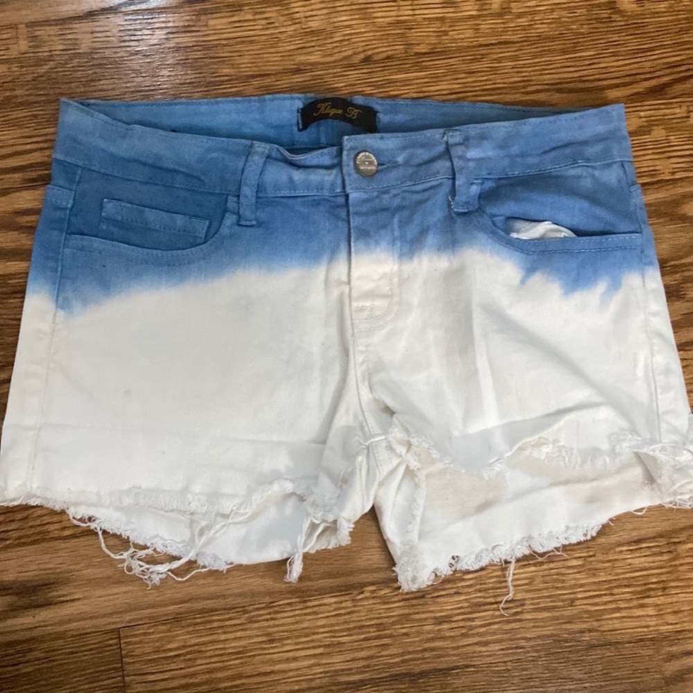 Ombré Jean shorts